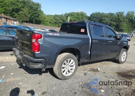 2021 Chevrolet Silverado K1500 Custom из США, поврежденный, VIN 1GCPYBEKXMZ400081